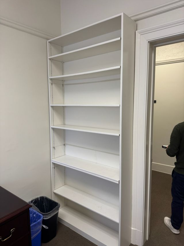 Wooden bookshelf