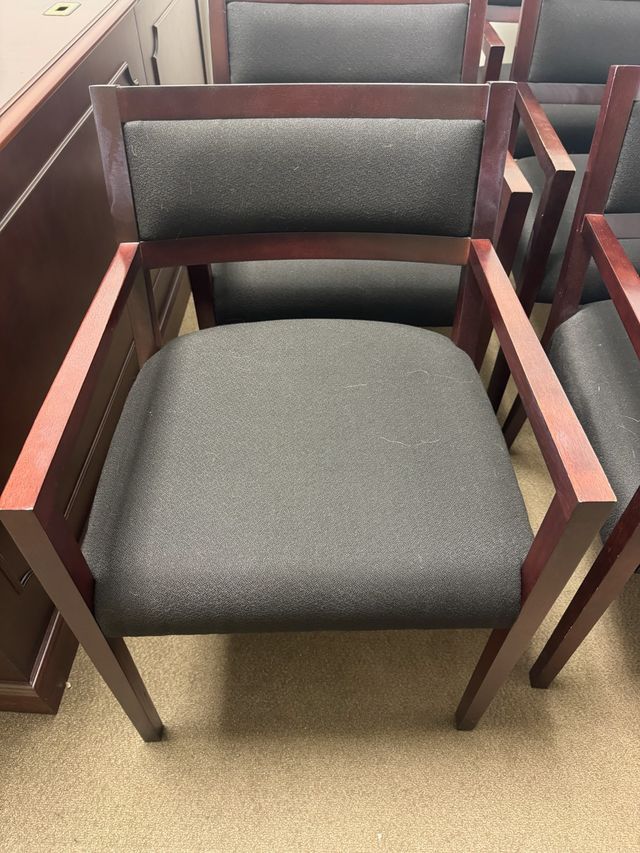 Black guest chairs