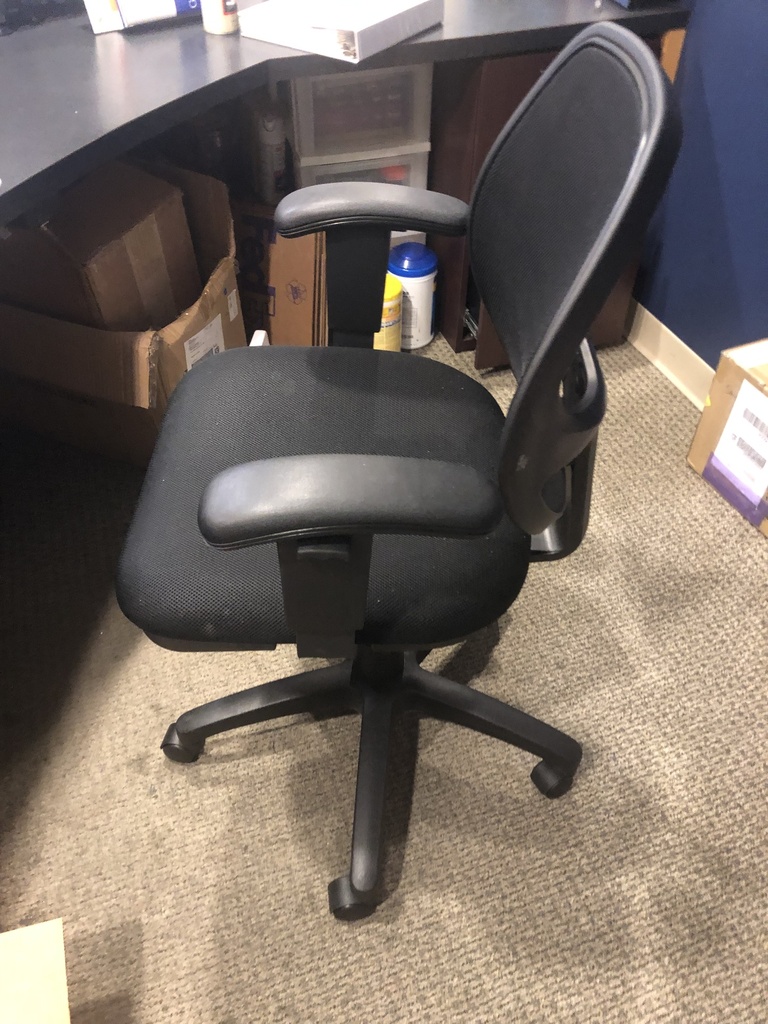 Black office chairs