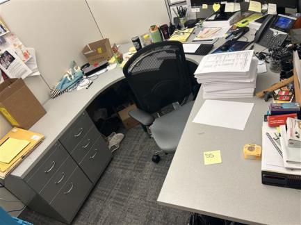 U Shaped Adjustable Desk