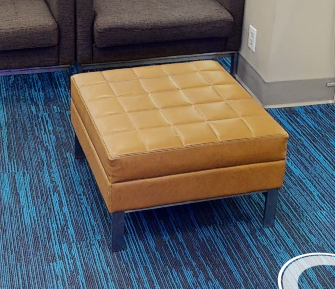 Mustard square ottman