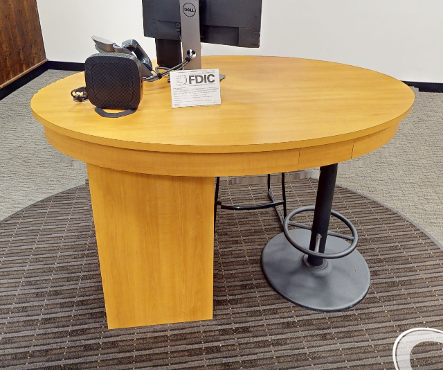 2D Pedestal/standing desk
