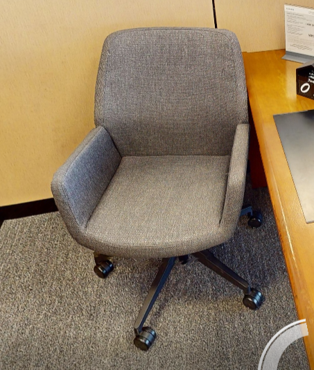 Grey conference mobile chair