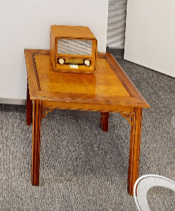 Square end table