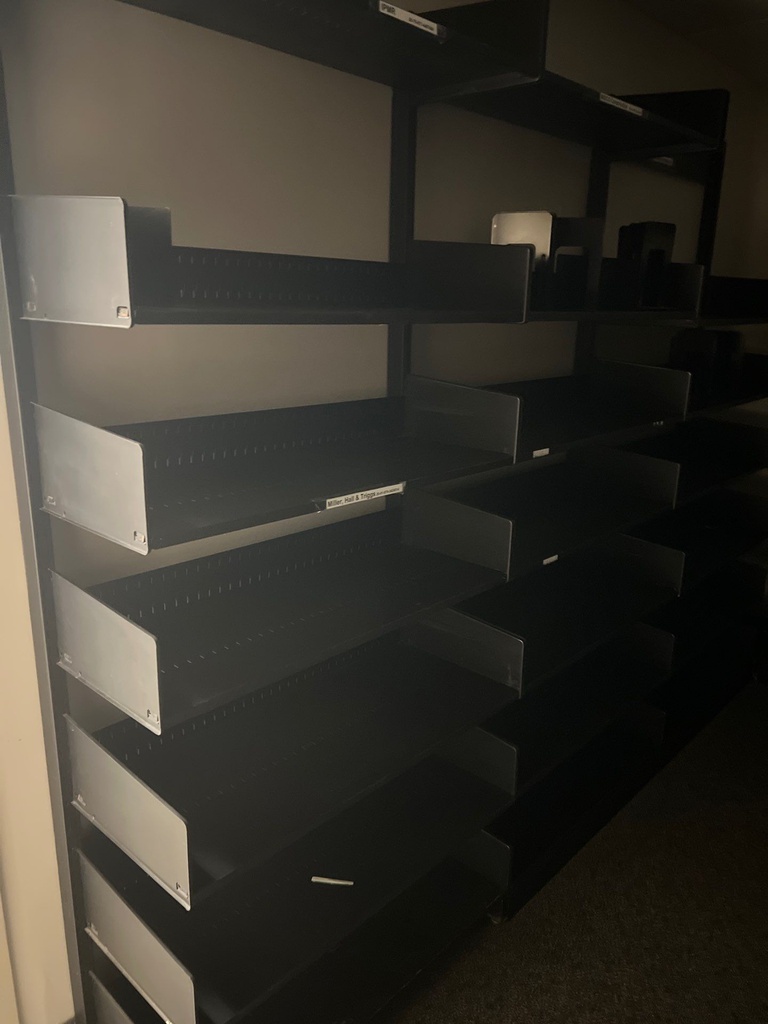 metal shelving 