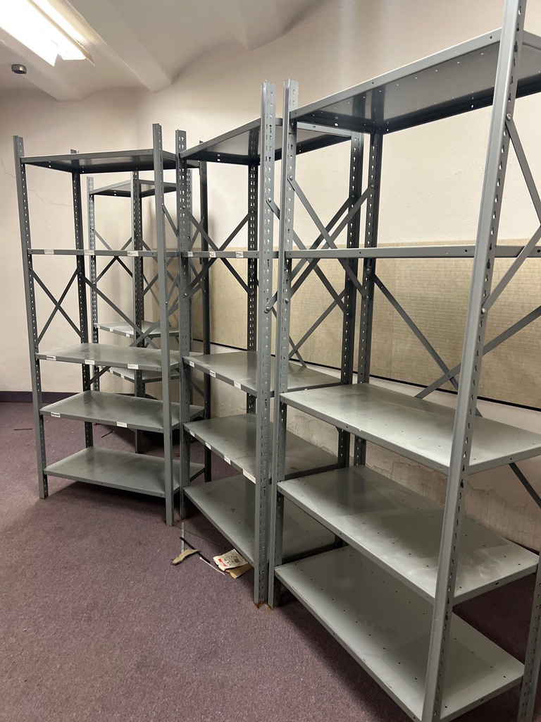 metal shelving 