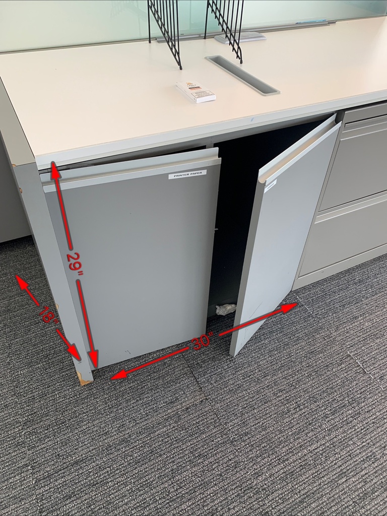 Metal Storage Cabinet (28x36x18)