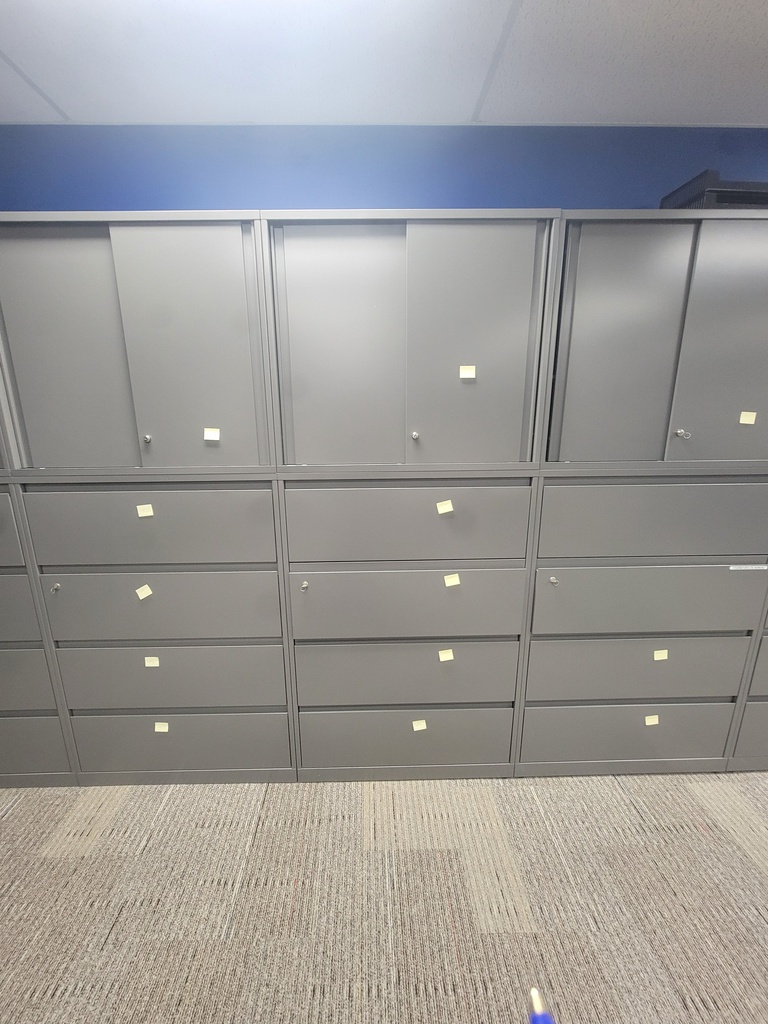 4 drawers tall cabinet-grey-metal