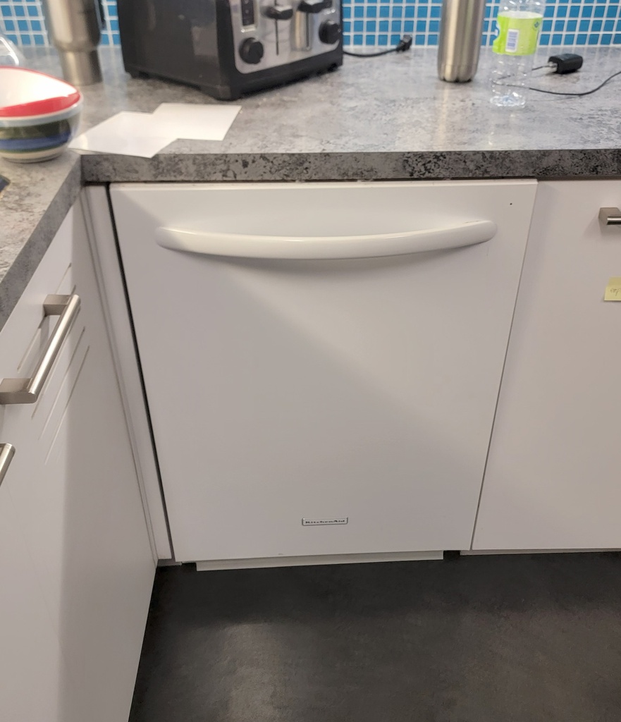 White dishwasher
