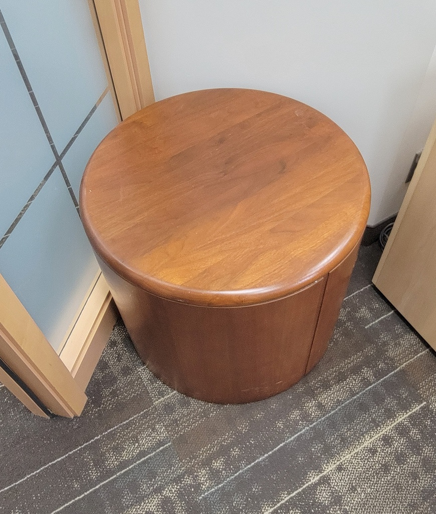 Small wood table