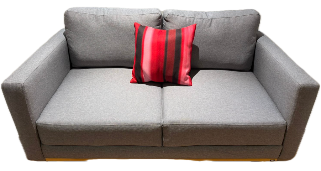 GRAY TWO SEATER SOFA