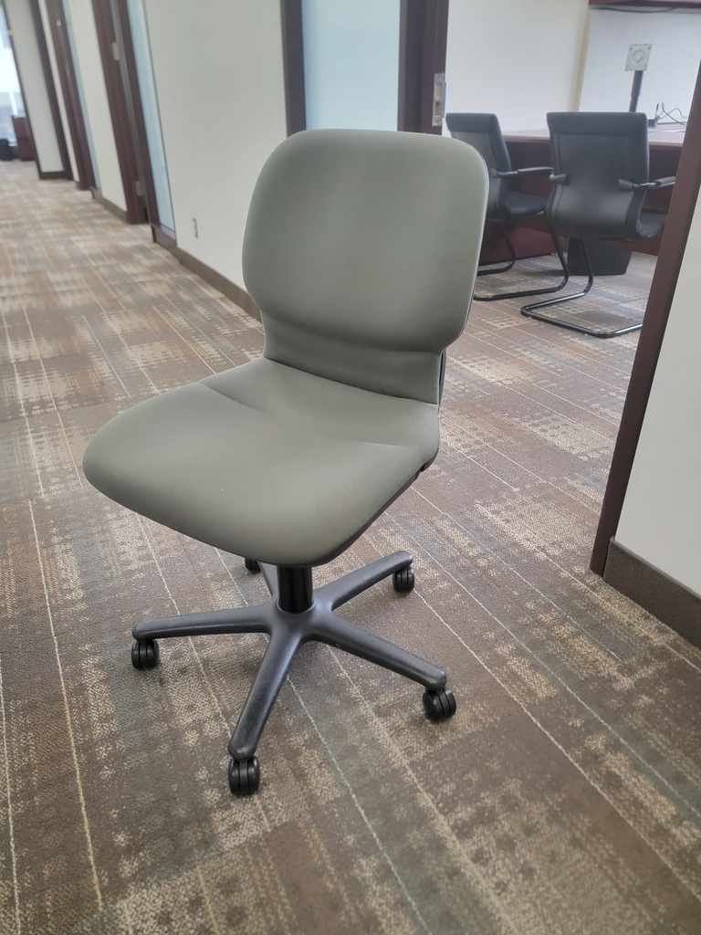 Green office chair 