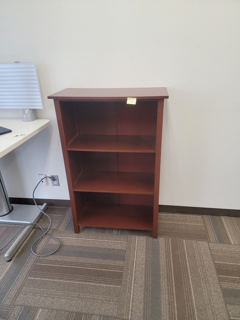 2 shelves bookcase wood