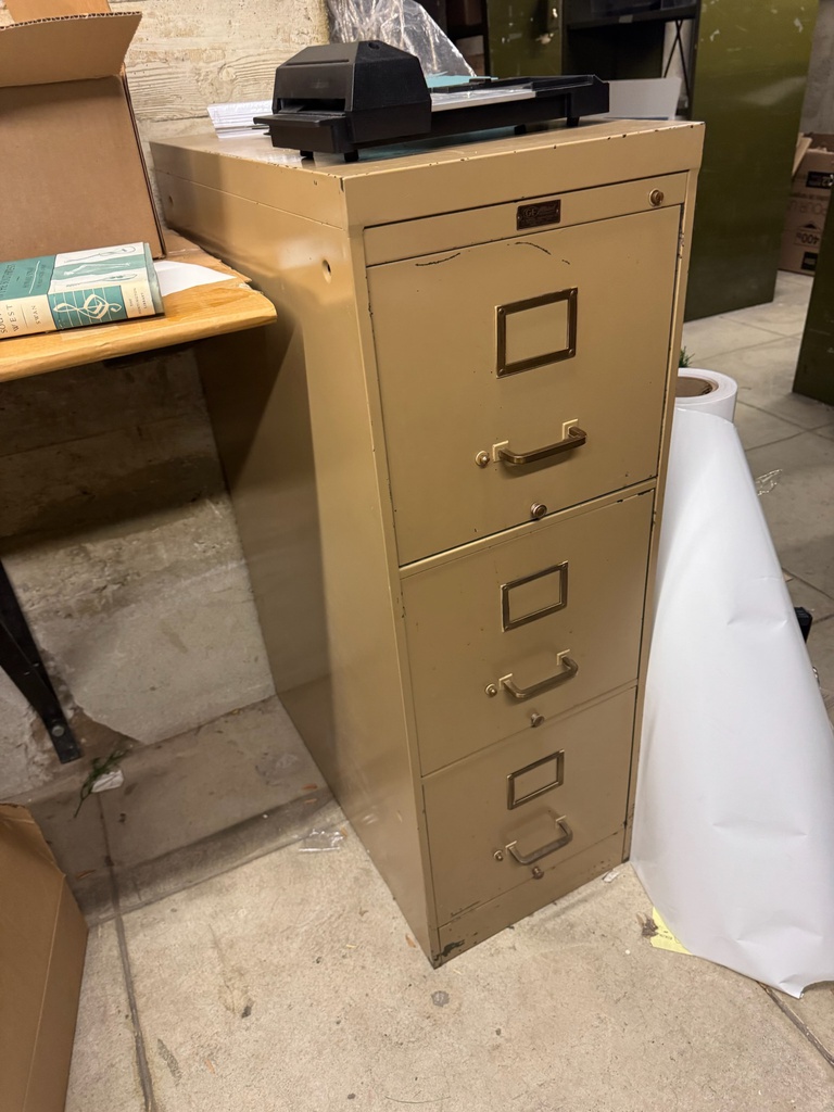 Vertical filing cabinets