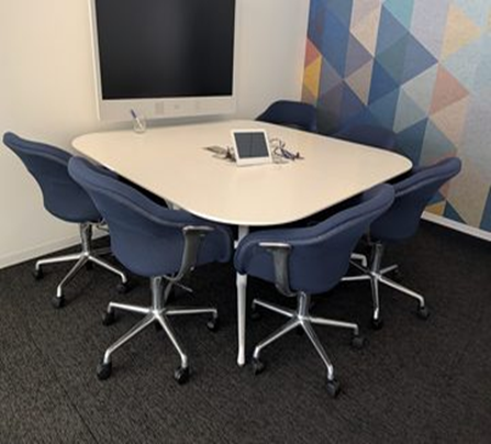 Chair, mesh conference seating