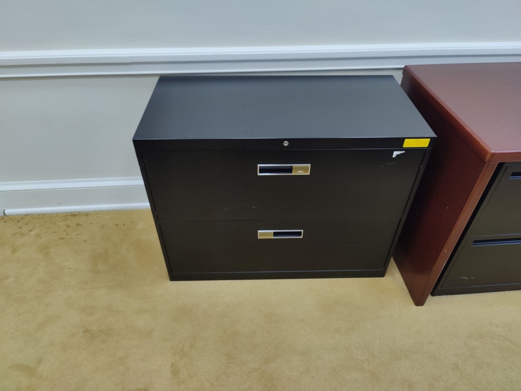 2 Drawer Lateral Black - 36"