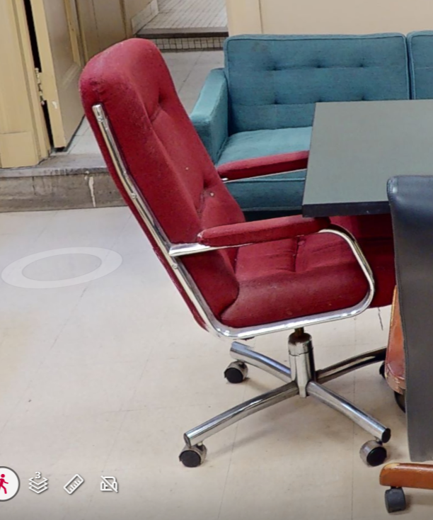 Executive task chair, red