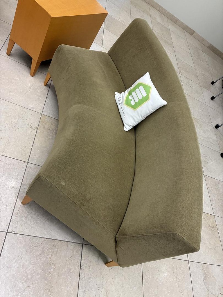 Green couch (fair condition)