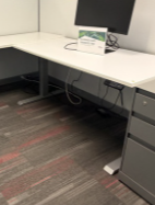 Workstation w/ Sit-Stand Desk