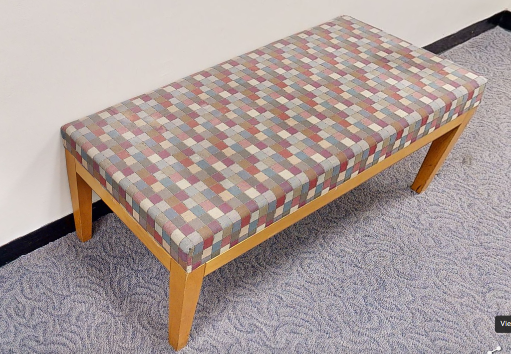 Checkered bench