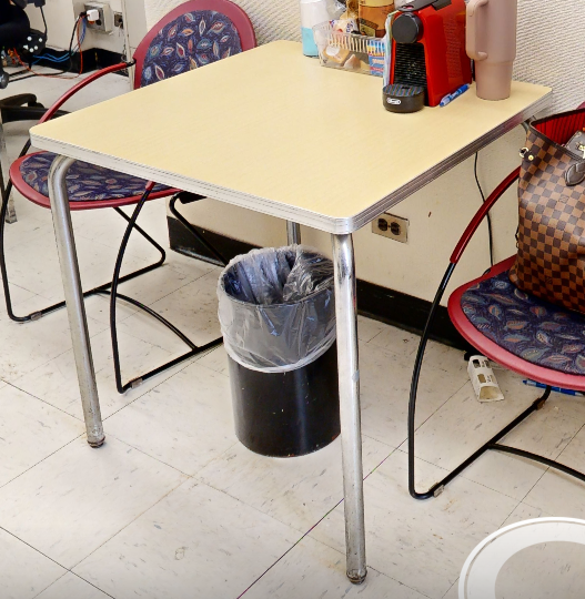 Square break table