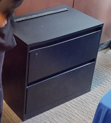 2D lateral file cabinet