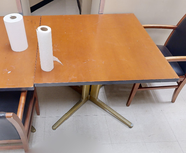 Square break table