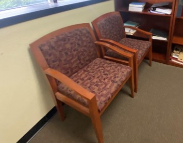 Chairs w/ Red Cushion