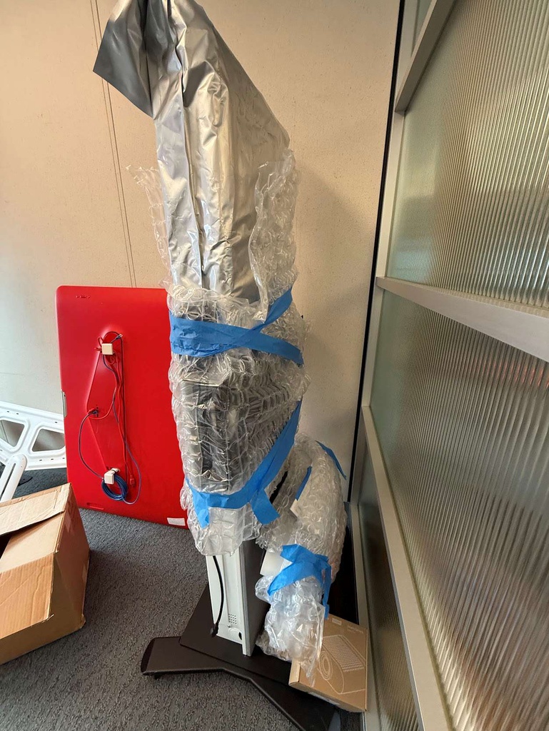 LARGE MONITOR STAND WRAPPED (Disassembled)