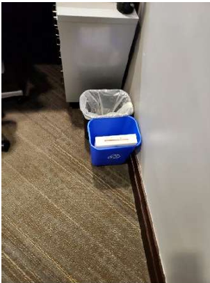 Black Desk Trash Bins