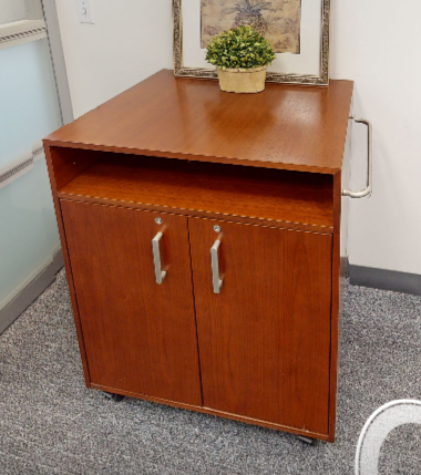 2 door mobile cabinet