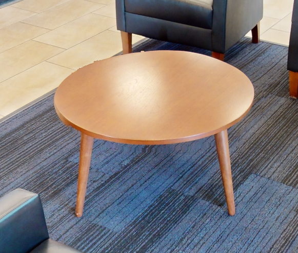 Round coffee table