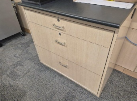 3H Wood Lateral File Cabinet