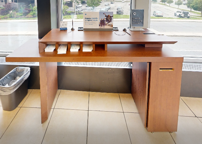 Cheque desk