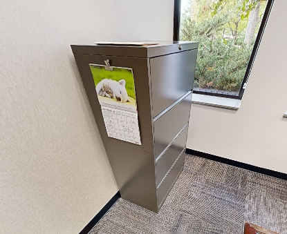 Filing Cabinet - 4 Drawer, Metal