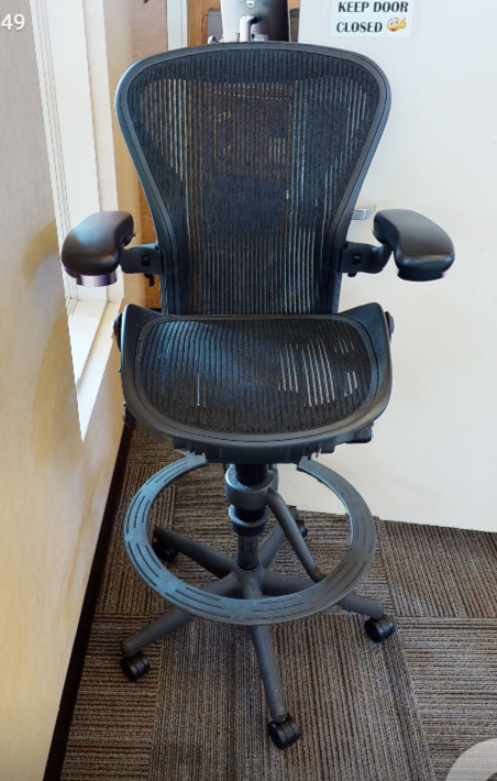 Adjustable tall task chair