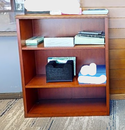 4 shelf bookcase