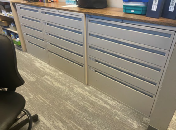 Lateral File Flat 6 Drawer