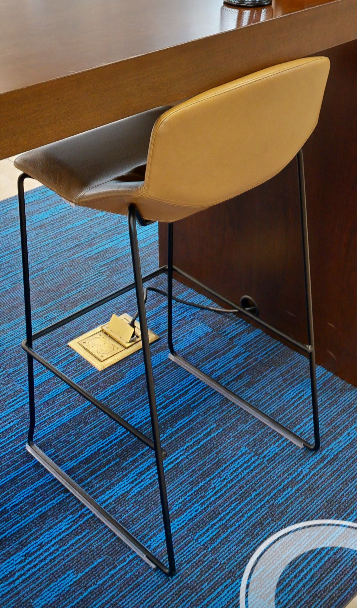 Gold barstool