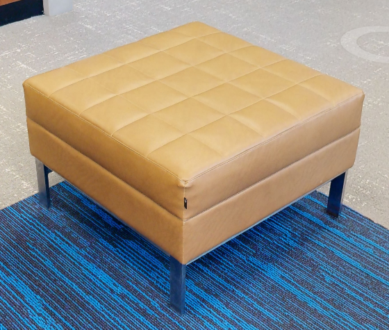 Gold ottoman