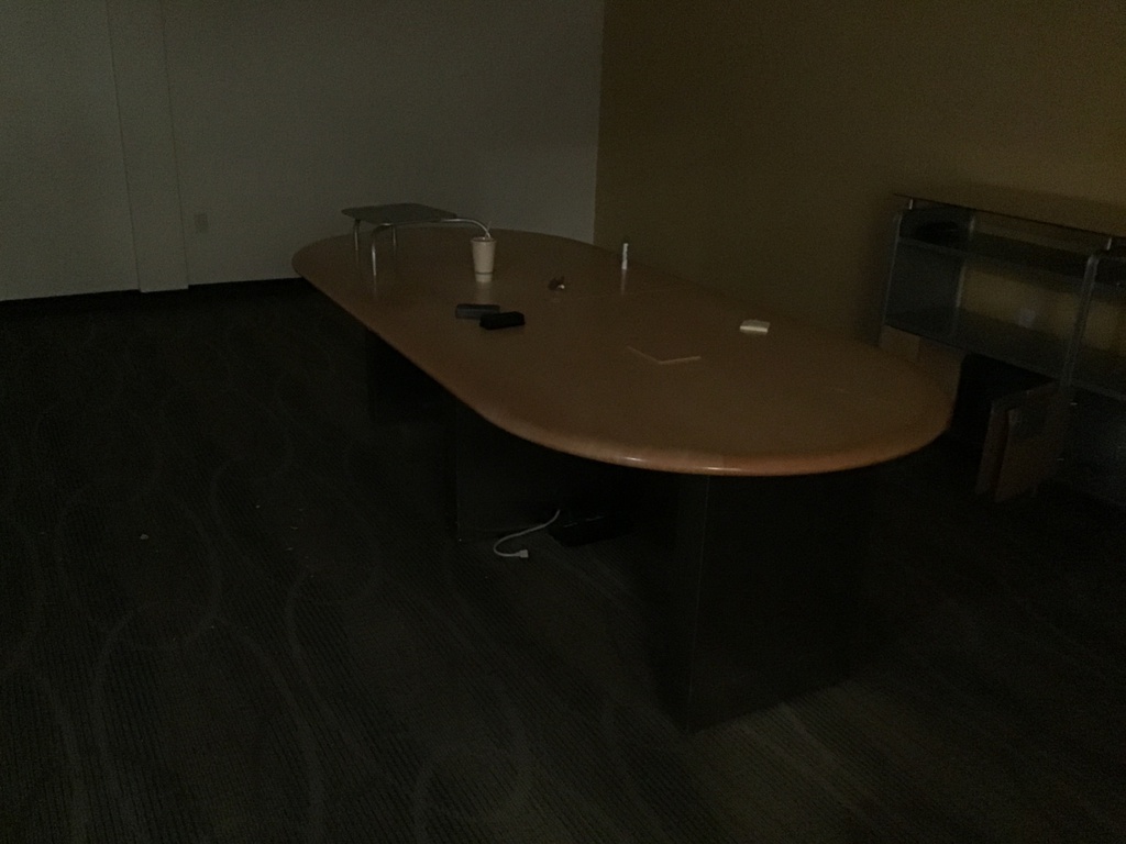 L108" W48" H29" Conf table Maple