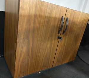 Wooden Small Cabinet with Doors