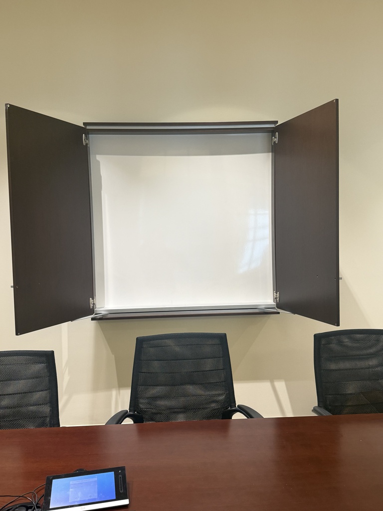 Whiteboard with doors