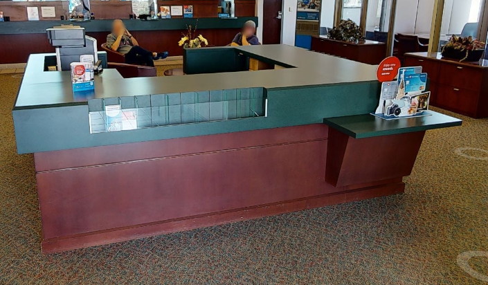 reception desk