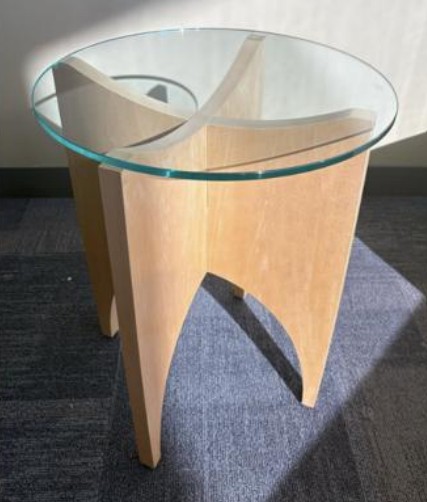 Turnstone Glass Top End Table