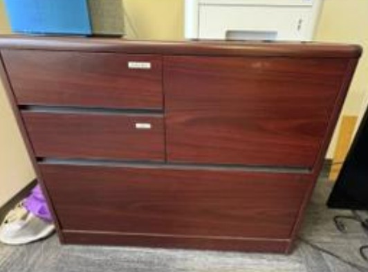 Wood File Cabinet