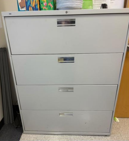 Fire Resistant Lateral 4 Drawer File