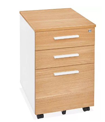 BEIGE WOOD BBF PEDESTALS