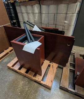 Mahogany Desks with Peds