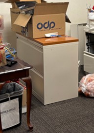 2 Drawer Wood Top Lateral Filing